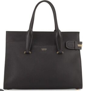 Tom Ford Black leather alix bag